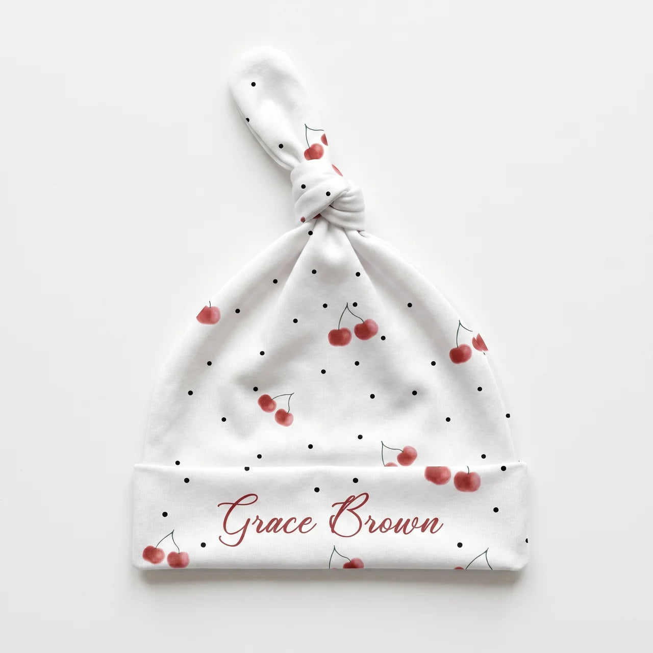 Personalized Knotted Hat in Cherished Baby