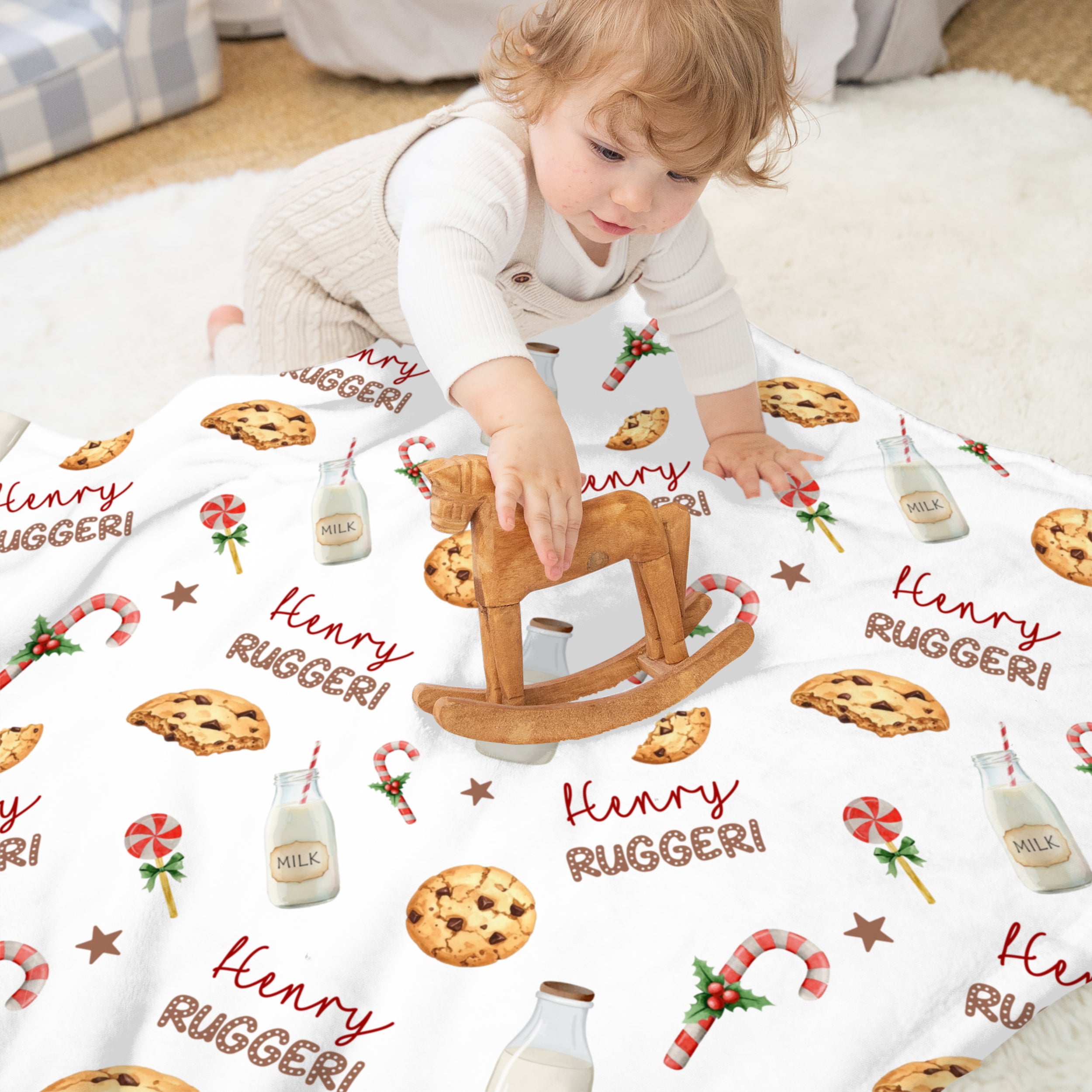 Personalized Blanket in Sweet Cookie