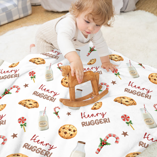 Personalized Blanket in Sweet Cookie