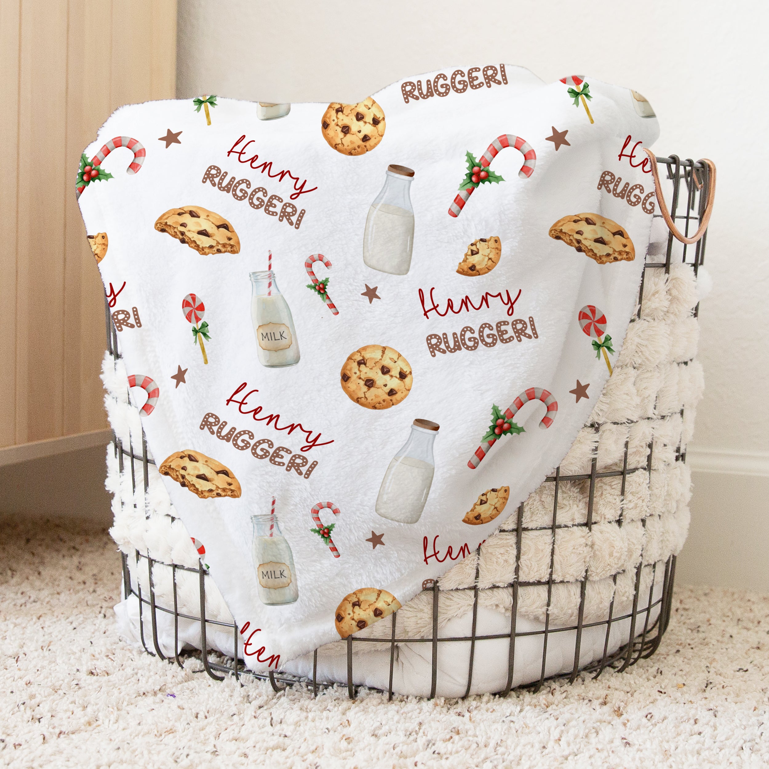 Personalized Blanket in Sweet Cookie
