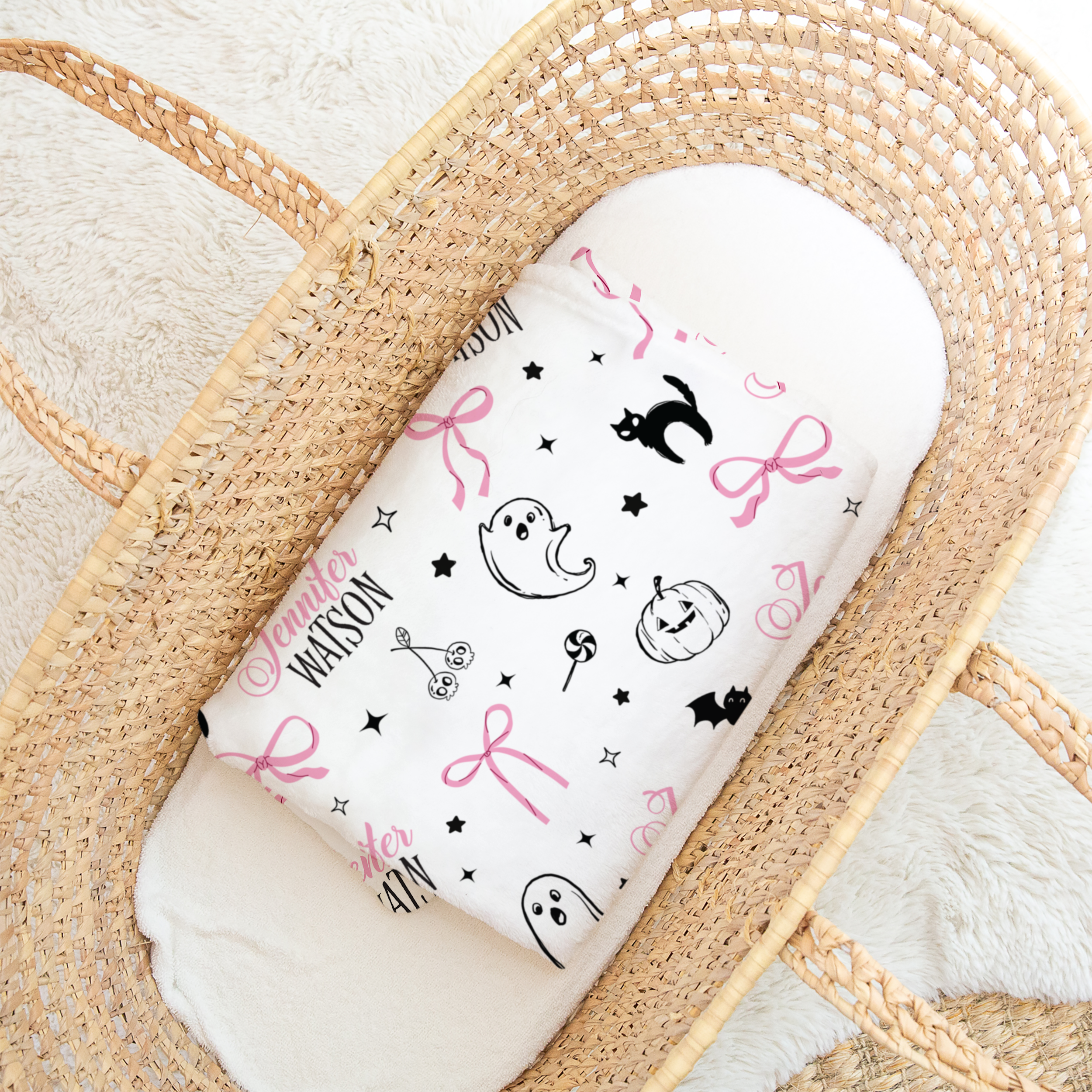 Personalized Blanket in Boo Babes
