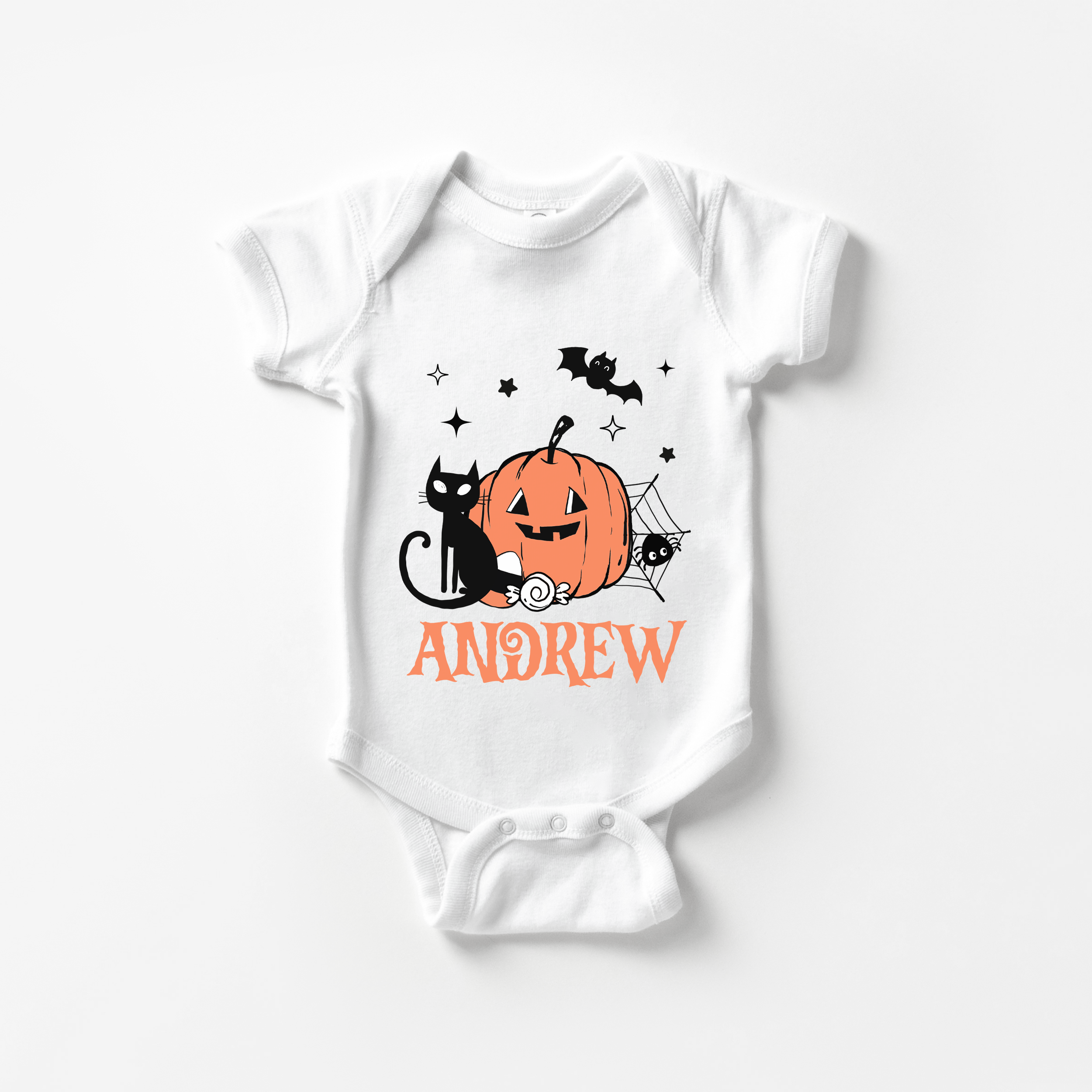 Personalized Graphic Bodysuit in Bony Boo