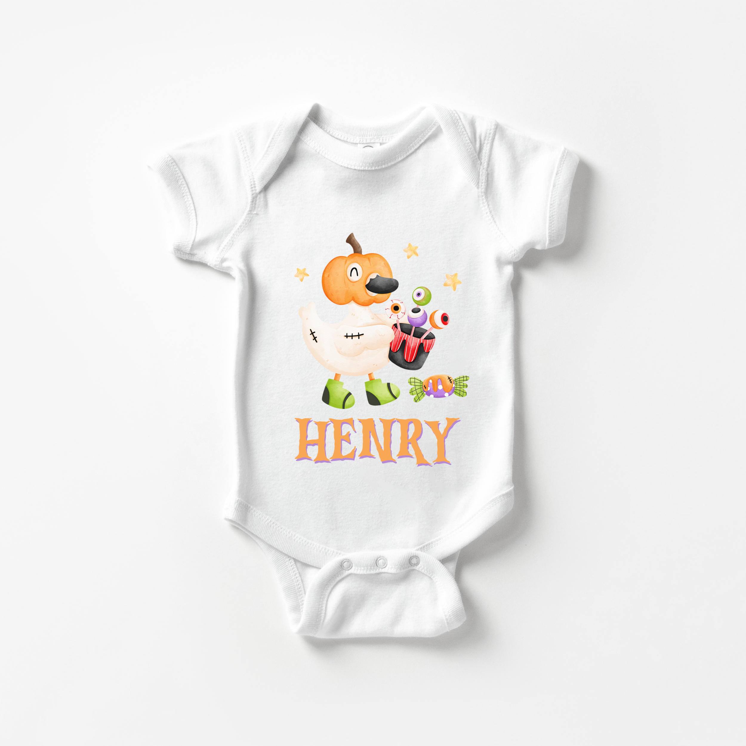 Personalized Graphic Bodysuit in Goose in Booland