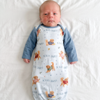 Personalized Baby Sleep Gown in Winter Wag