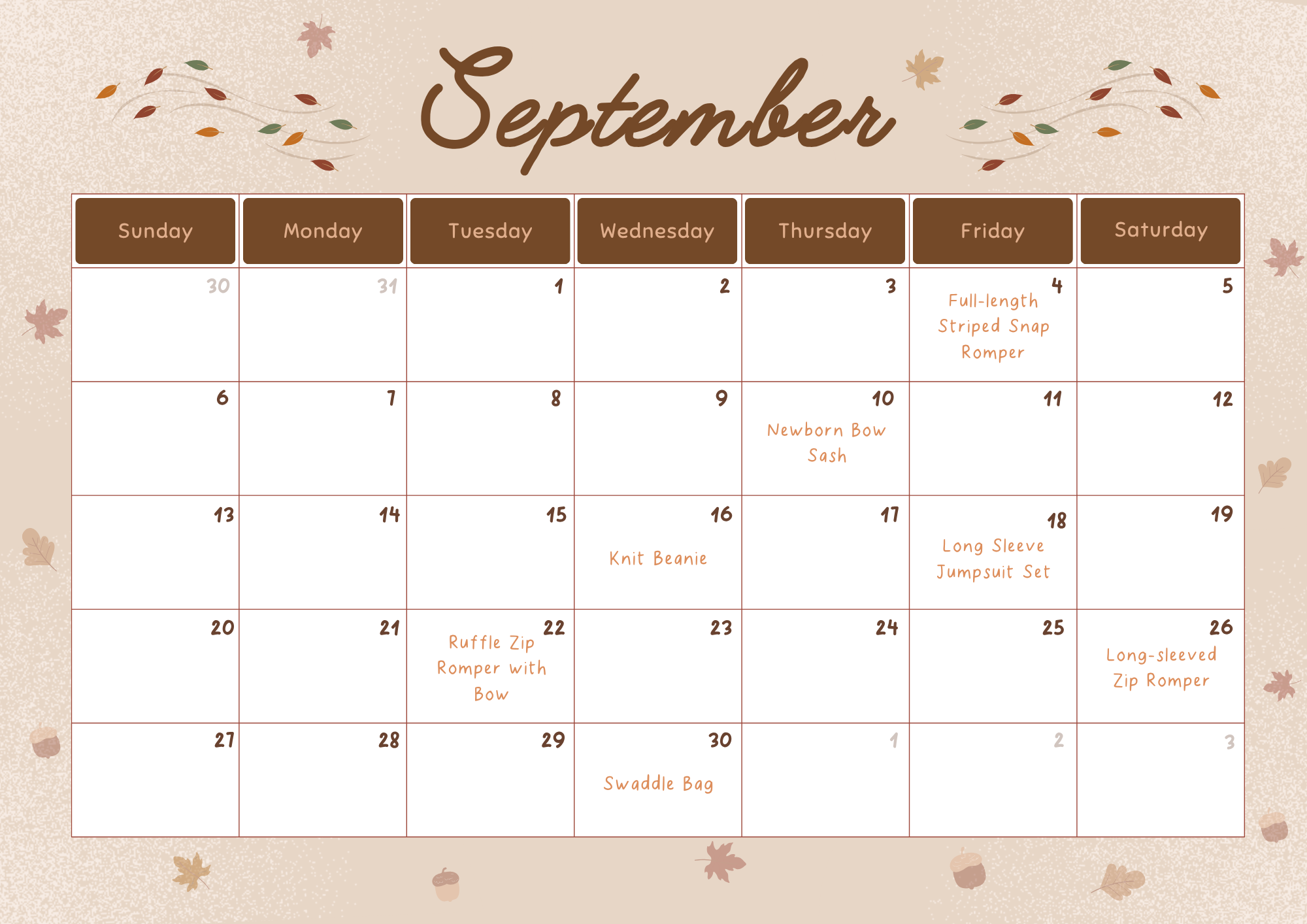 September 2026: A Softer Start to Fall