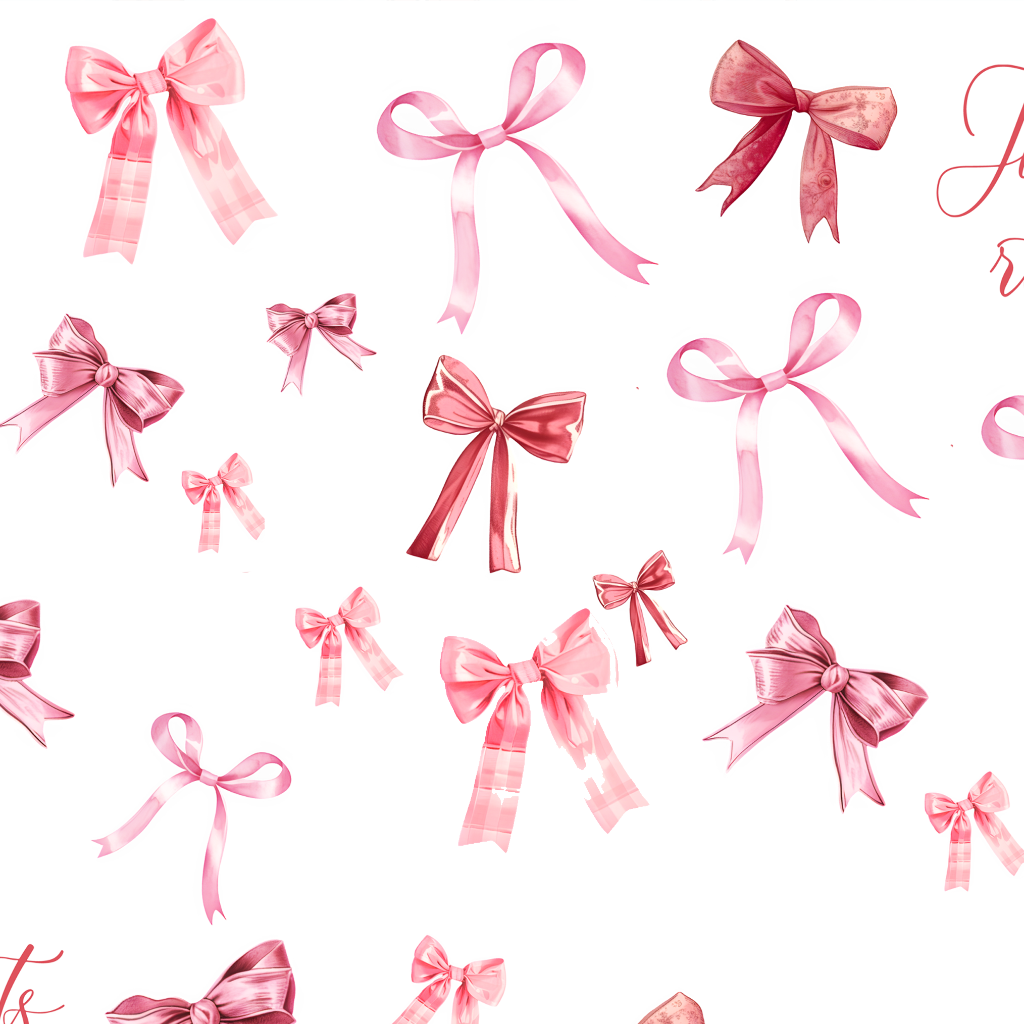 White Coquette Bow