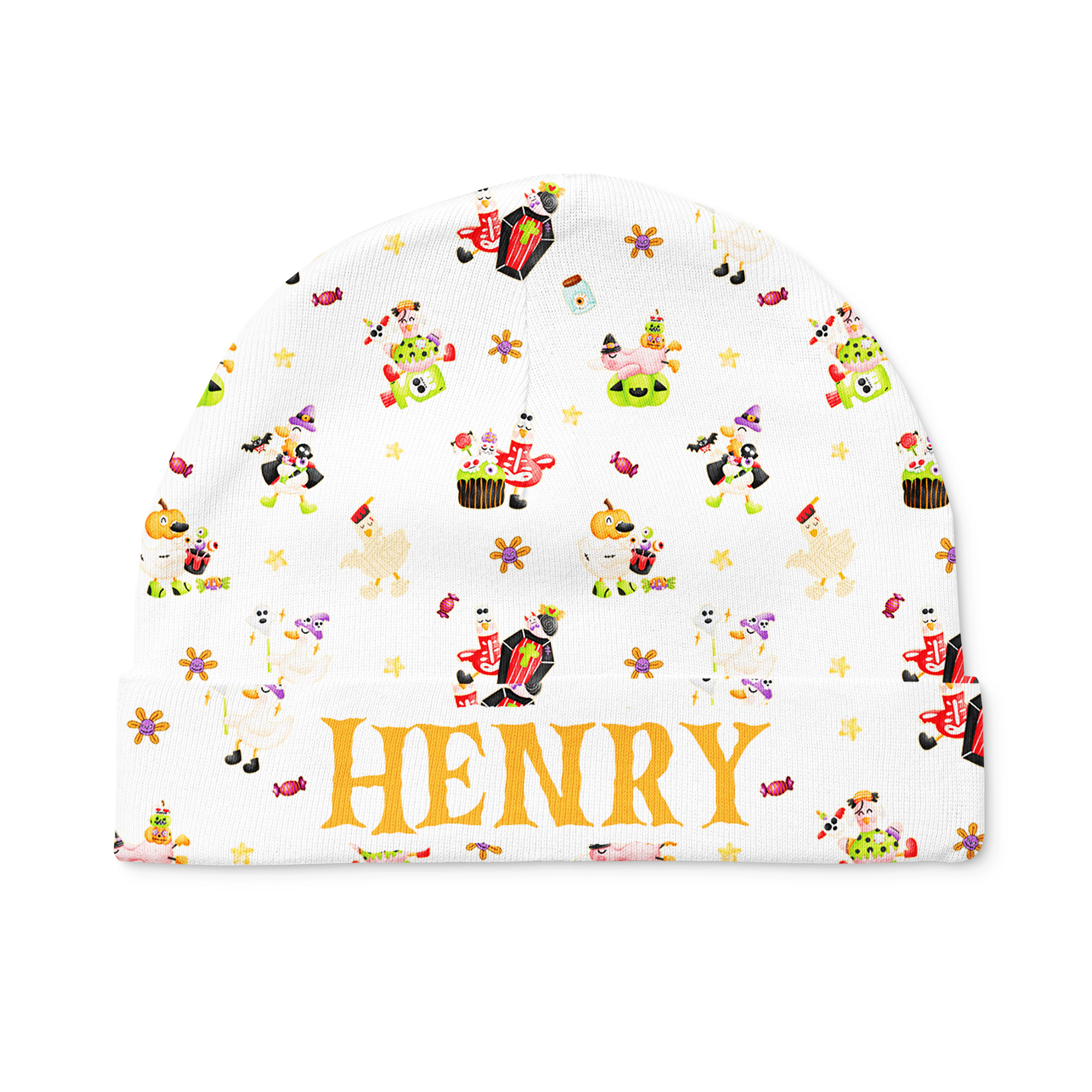 Goose In Booland Personalized Beanie Hat