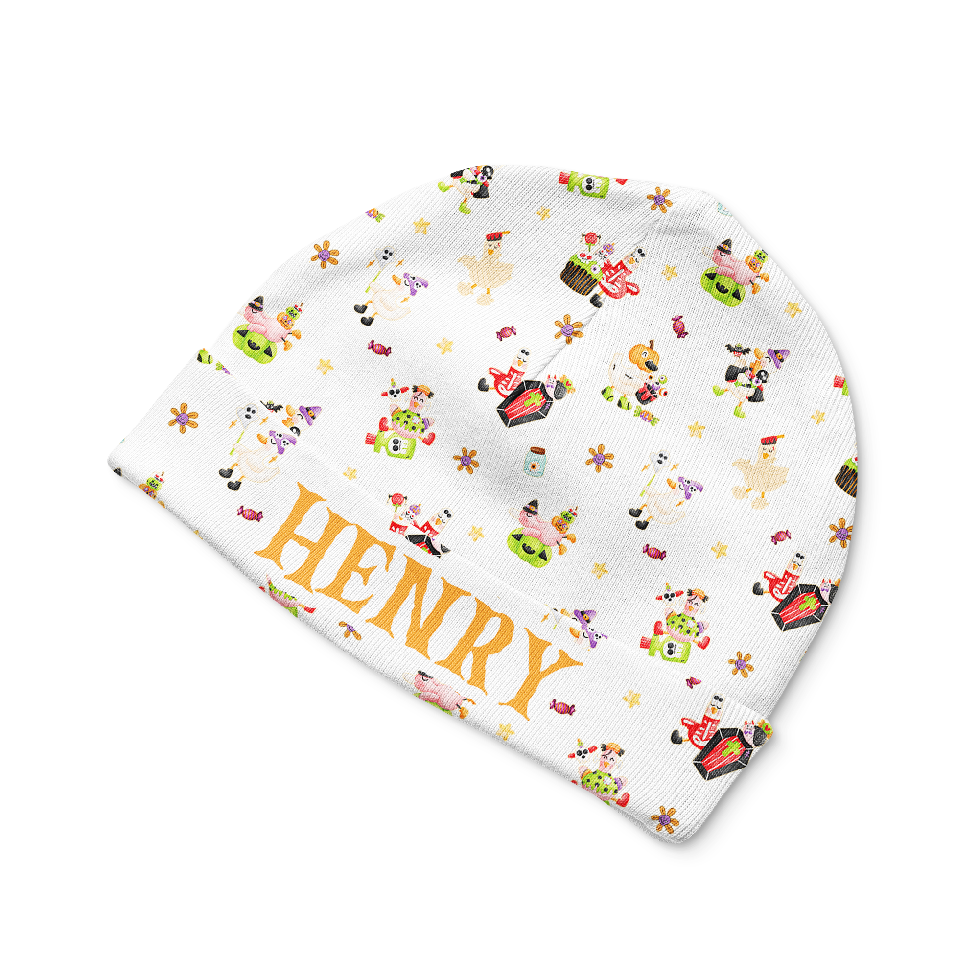 Personalized Beanie in Goose in Booland