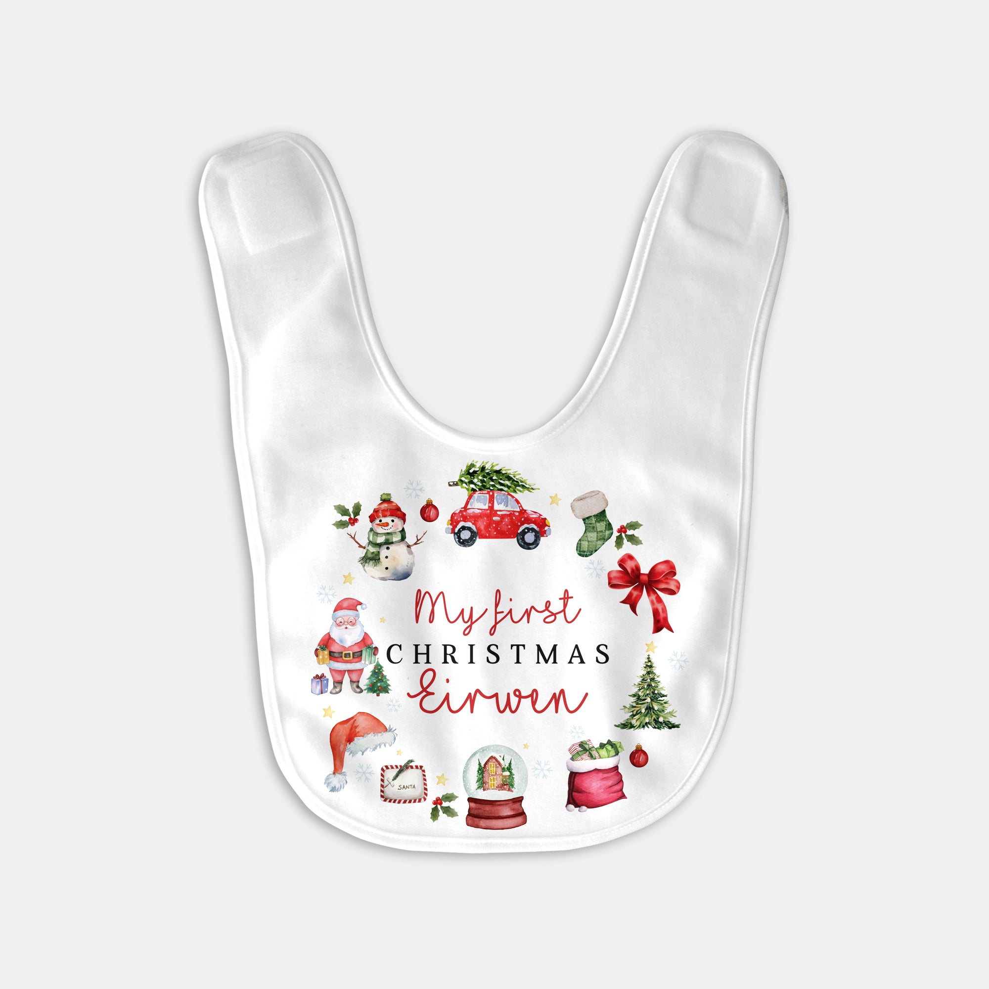 Christmas Day Personalized Bib