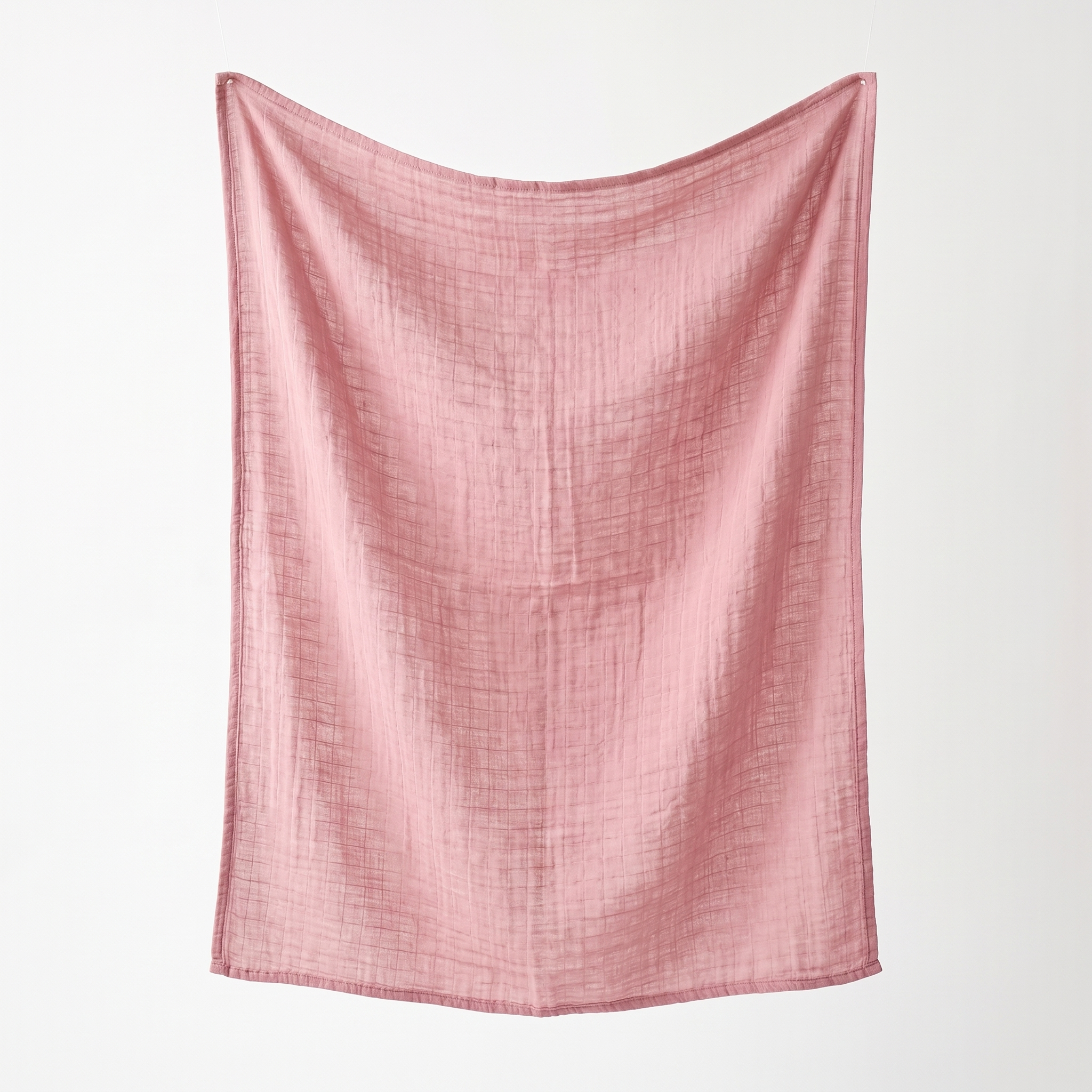 Muslin Swaddle in Dusty Rose
