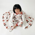 Personalized Baby Pajama Set in Mushroom