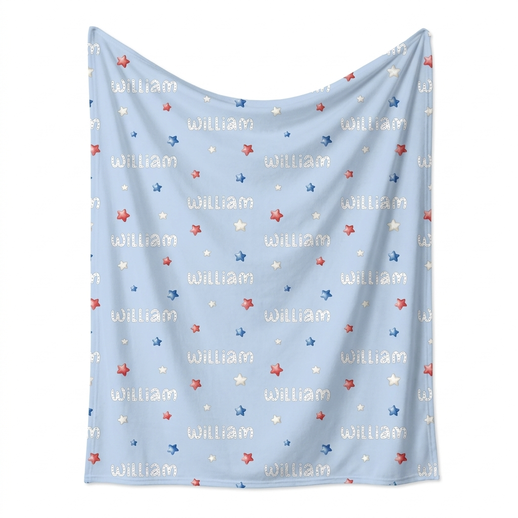 Personalized Swaddle in July Twinkle