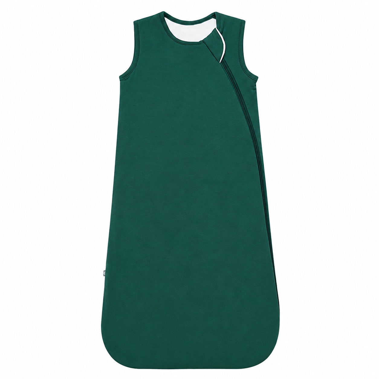 Embroidered Sleep Bag in Dark Green 0.5 TOG