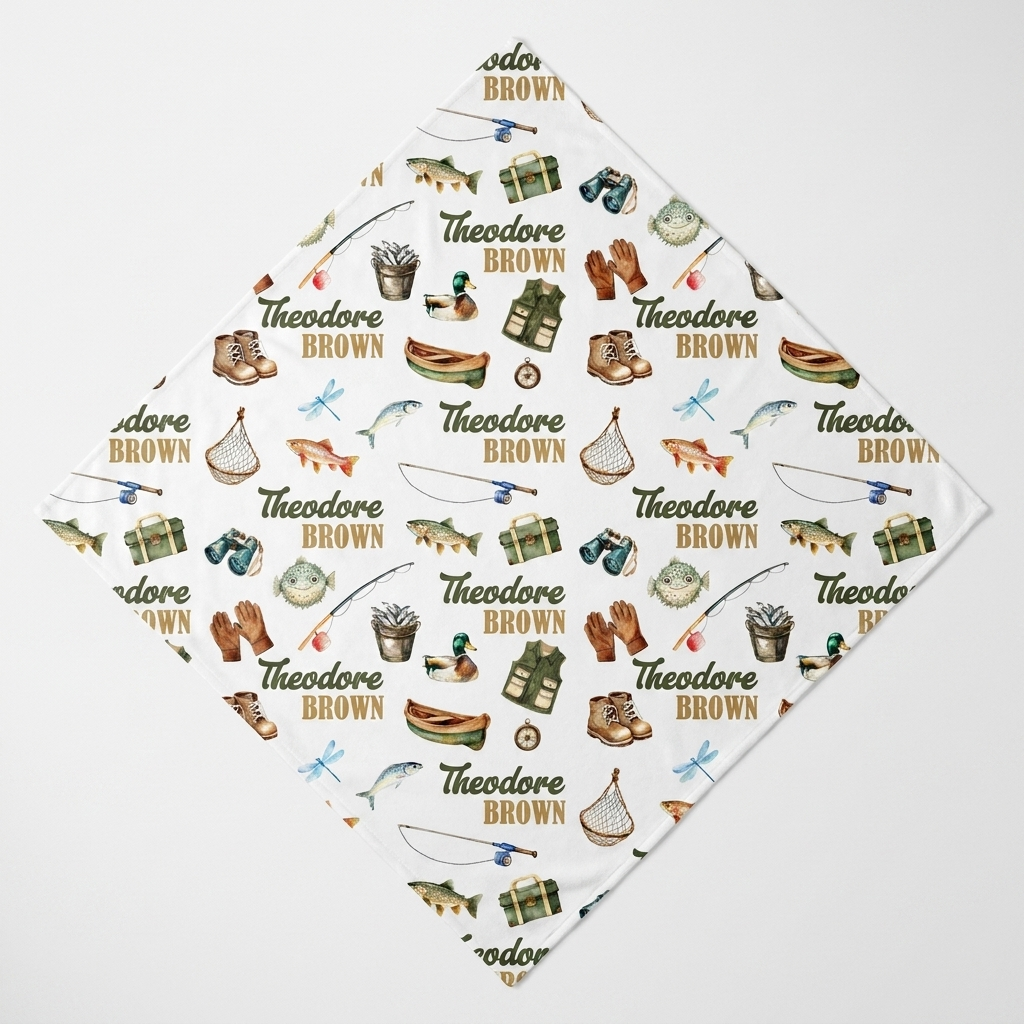 Personalized Hooded Towel in Fishing Buddy