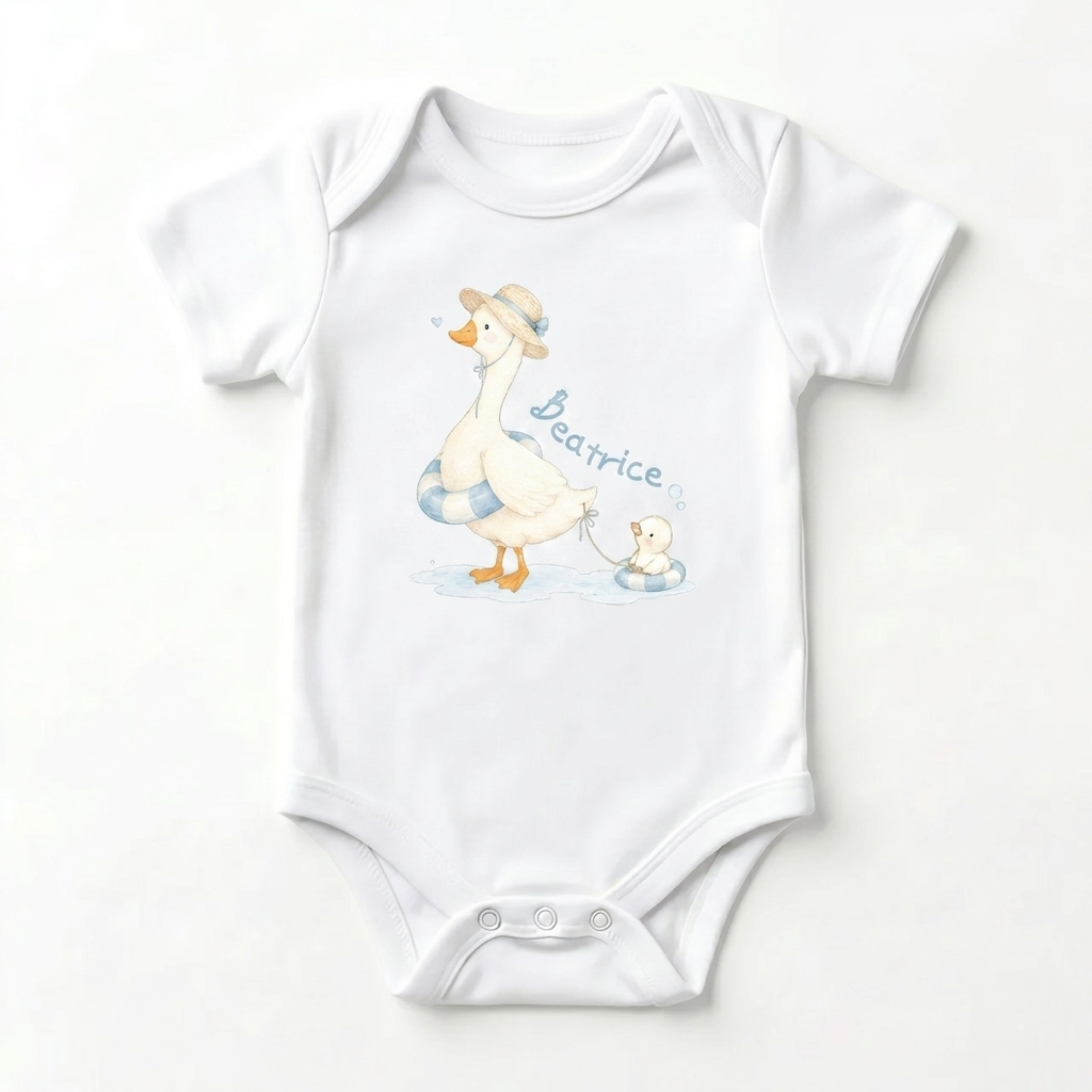 Personalized Graphic Bodysuit in Silly Goose