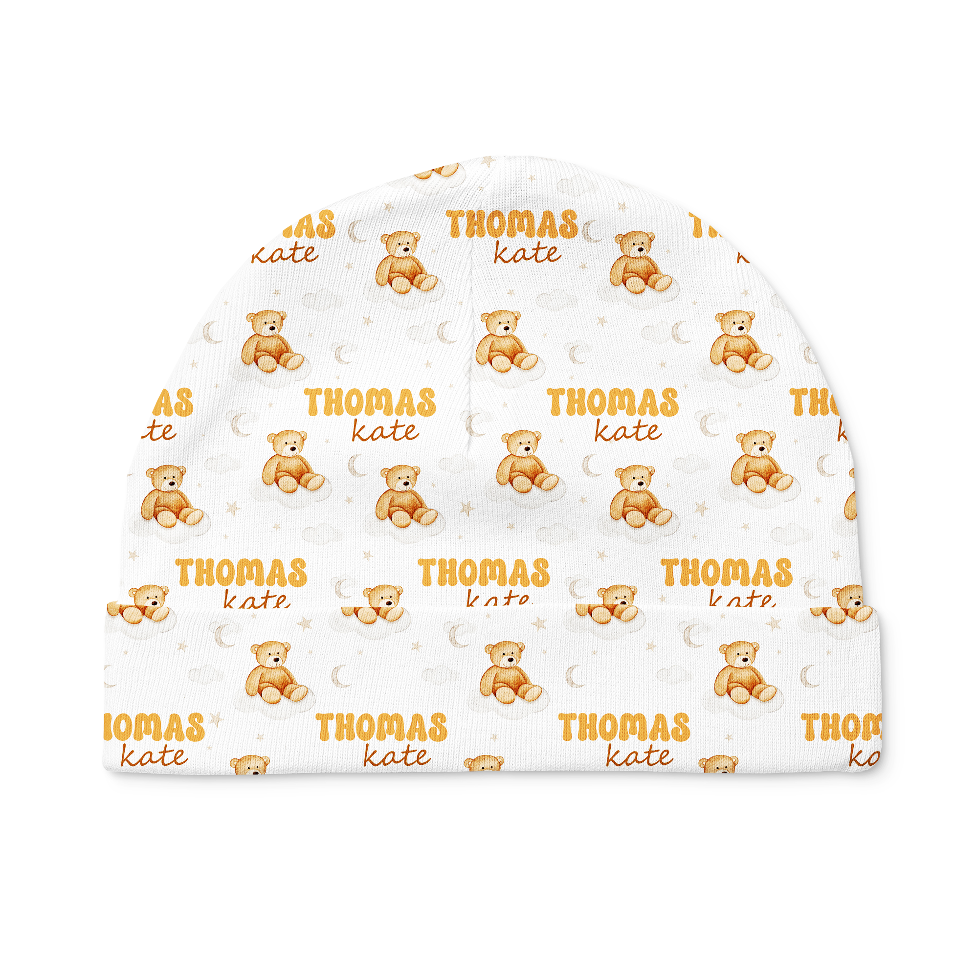 Personalized Beanie in Teddy Bear