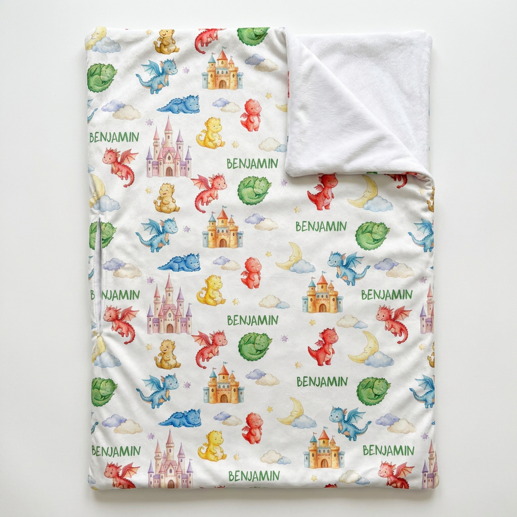 Personalized Sleeping Bag in Dragon Kingdom