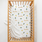 Personalized Crib Sheet in BeeBee