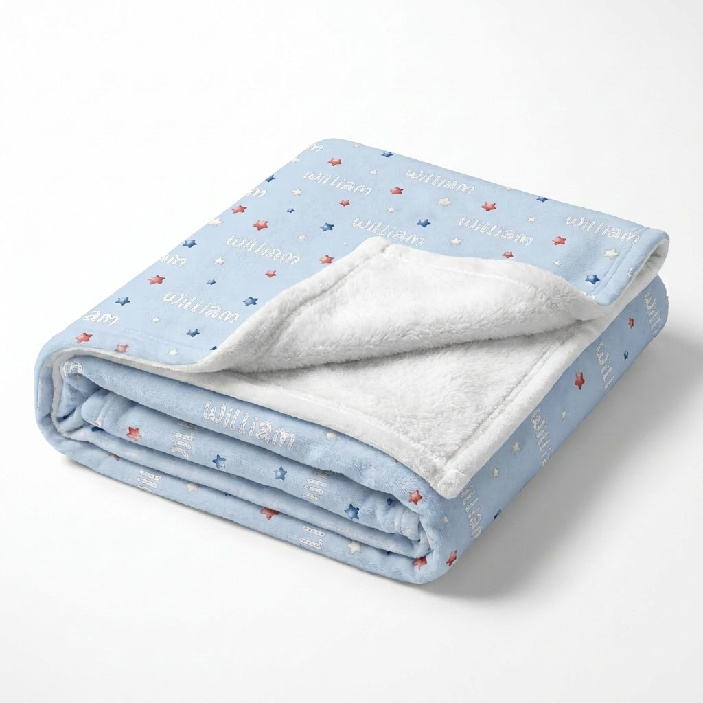 Personalized Blankets in July Twinkle