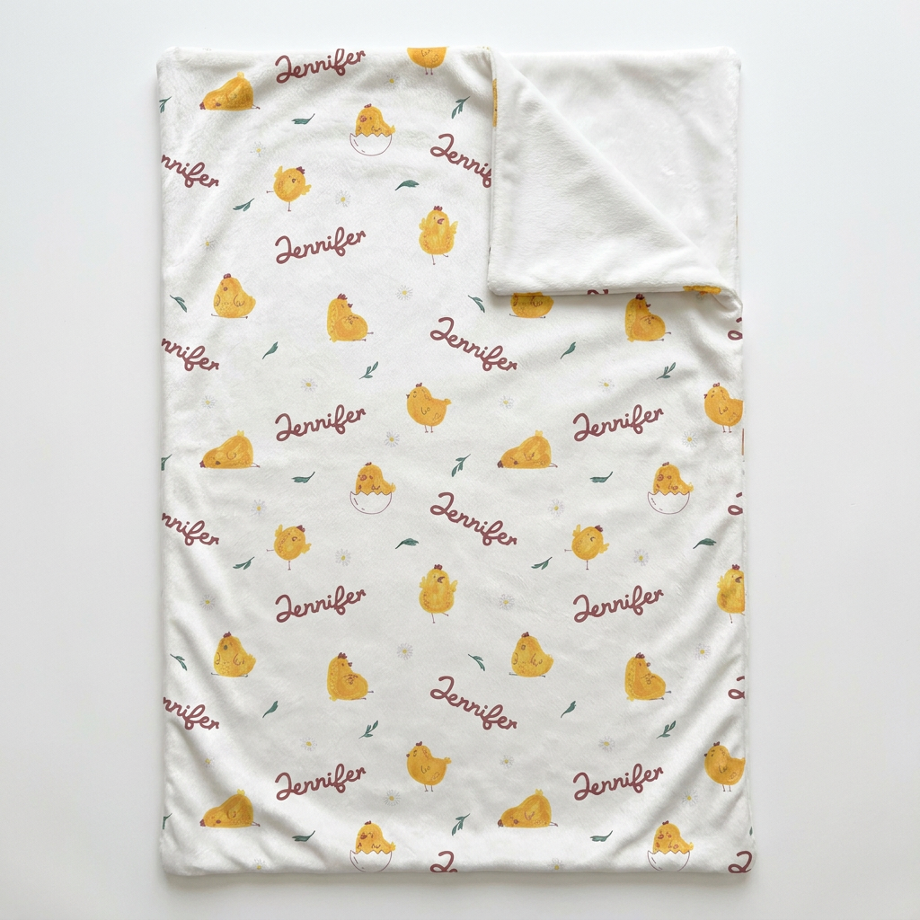 Personalized Sleeping Bag in Little Chick