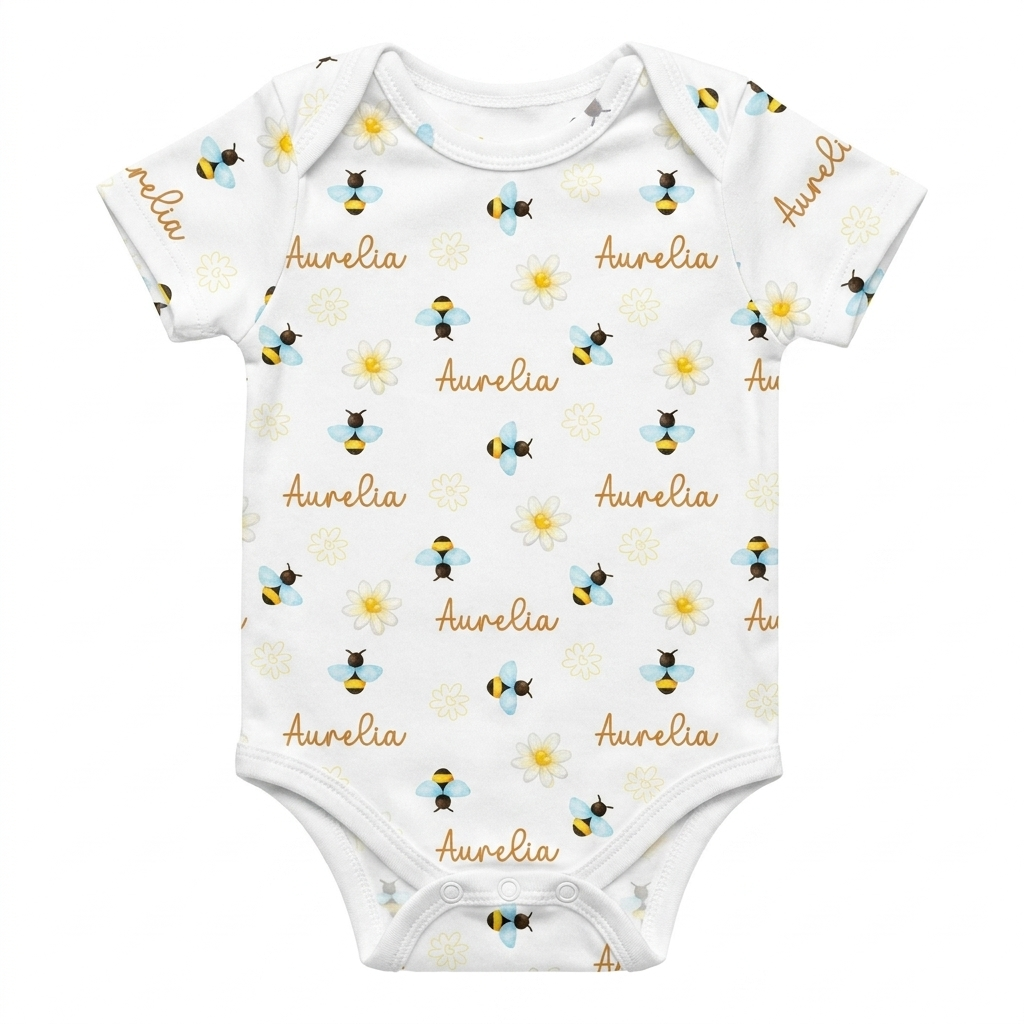 Personalized Bodysuit in BeeBee