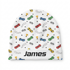 Personalized Beanie in Pit Crew