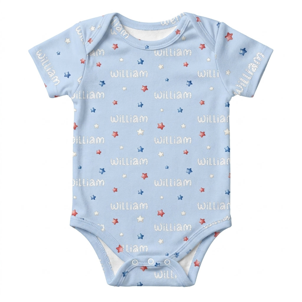 Personalized Bodysuit in July Twinkle