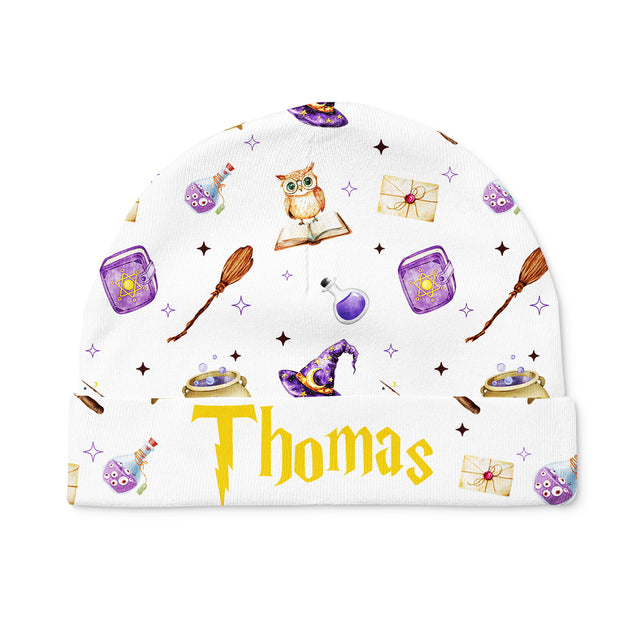 Personalized Beanie in Wizard School