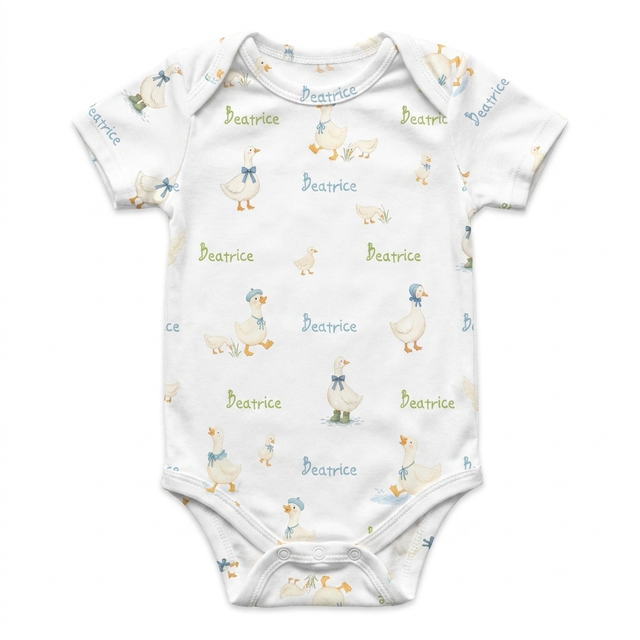 Personalized Bodysuit in Silly Goose