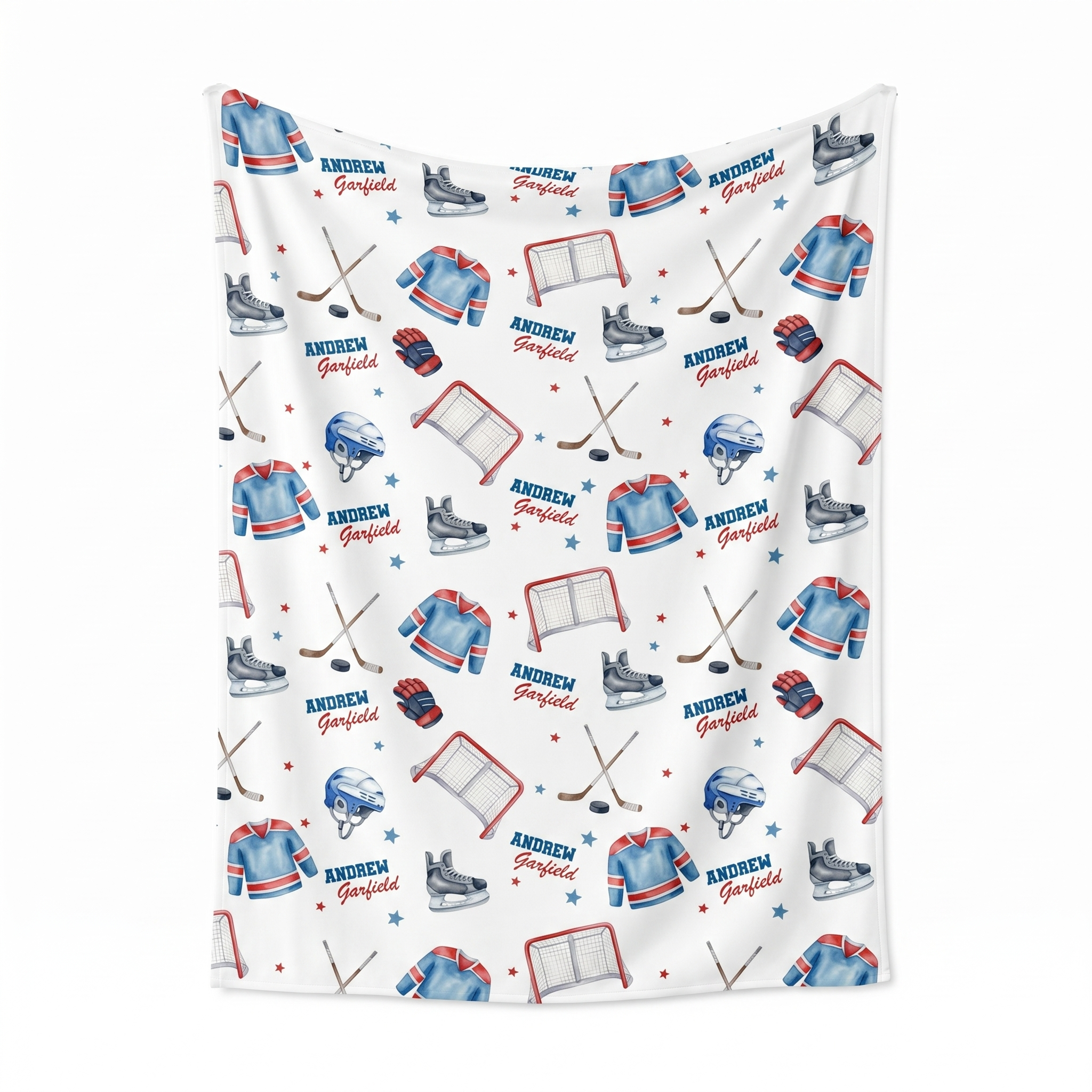 Personalized Swaddle in Ice Hockey