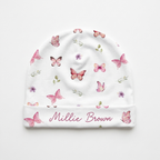 Personalized Beanie in Pink Butterfly