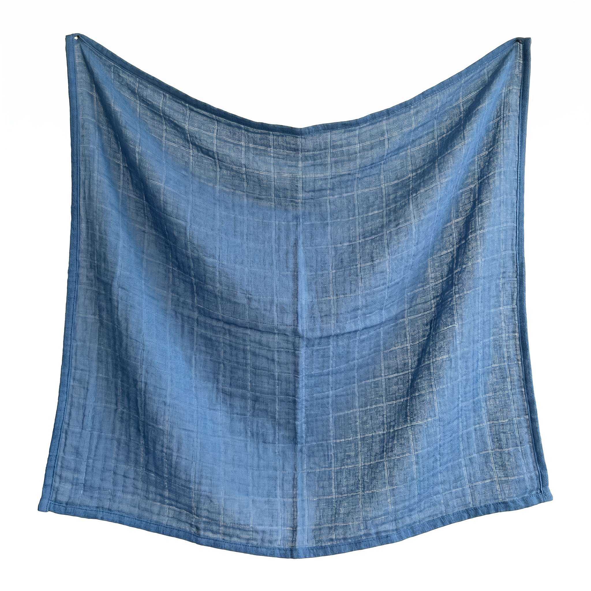 Muslin Swaddle in Ocean Blue