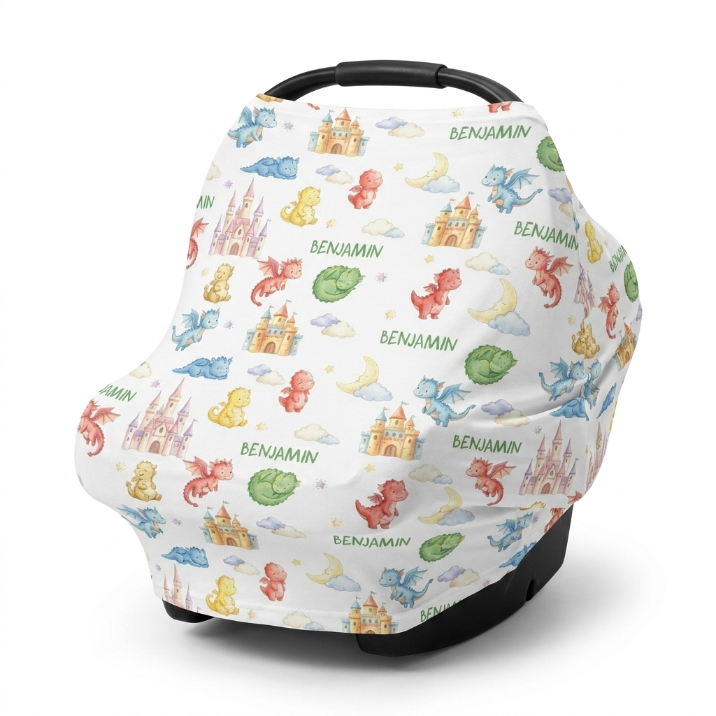 5-in-1 Nursing Cover in Dragon Kingdom