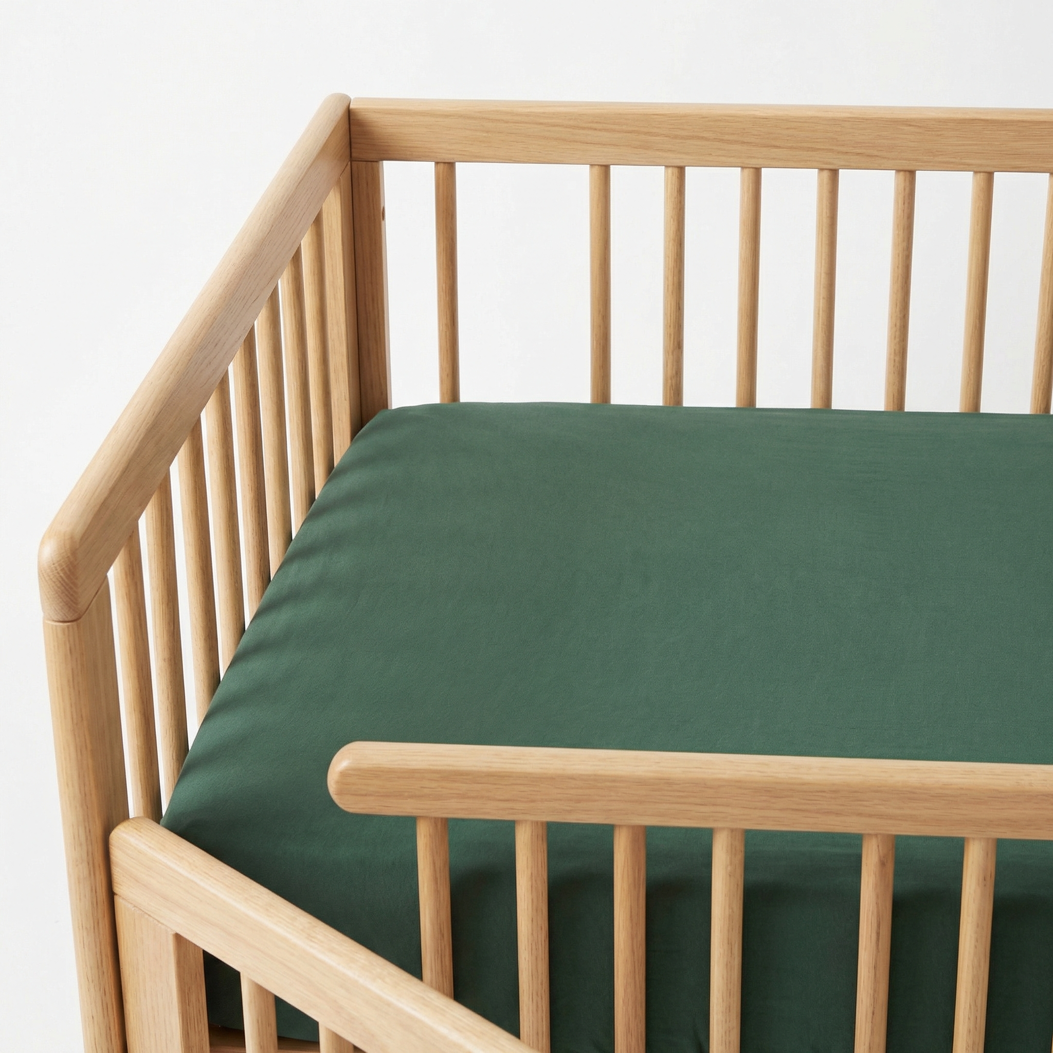 Crib Sheet in Evergreen