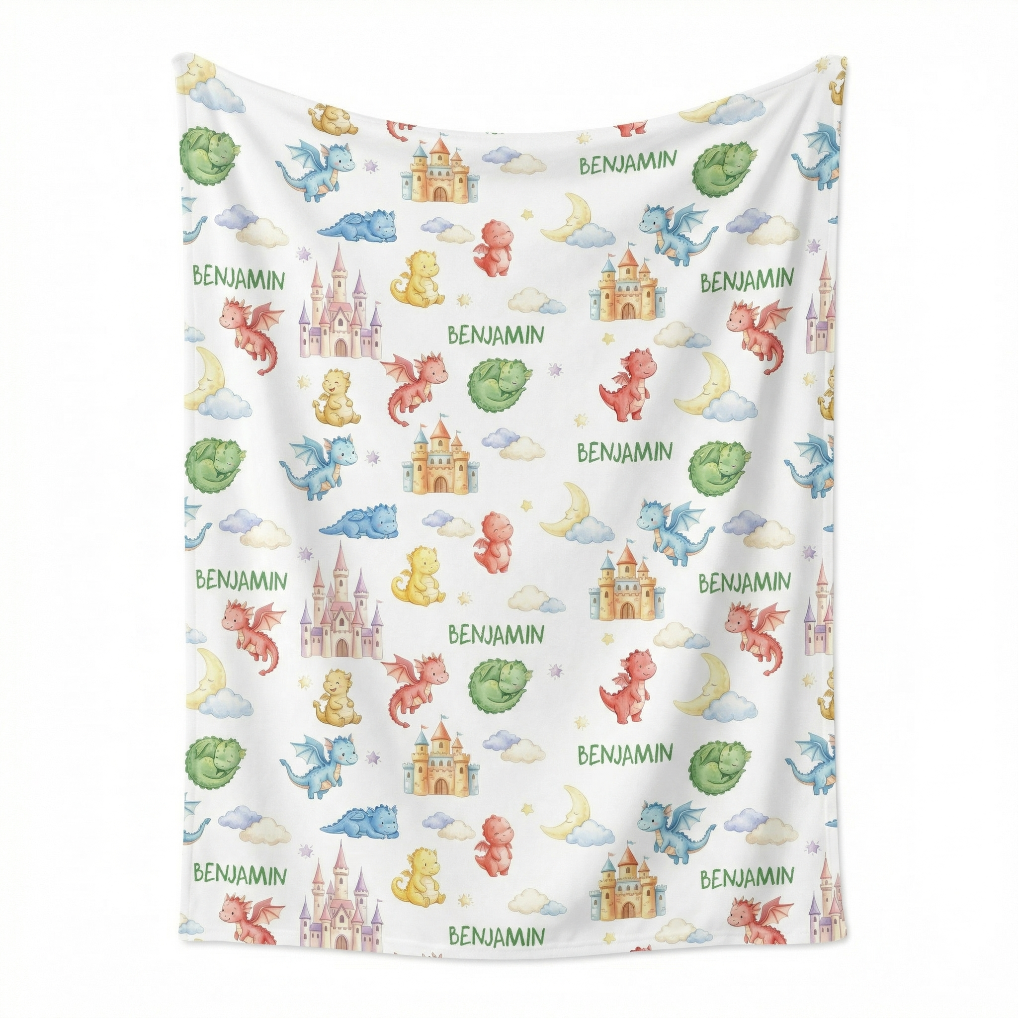 Personalized Swaddle in Dragon Kingdom