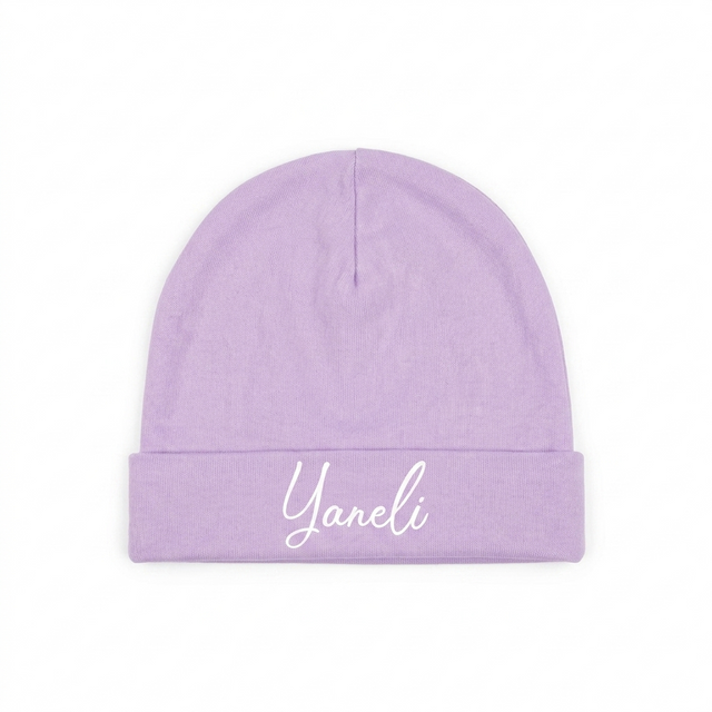Personalized Beanie in Lavender