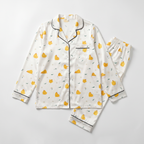 Long-Sleeved Women's Pajama Set in Little Chick