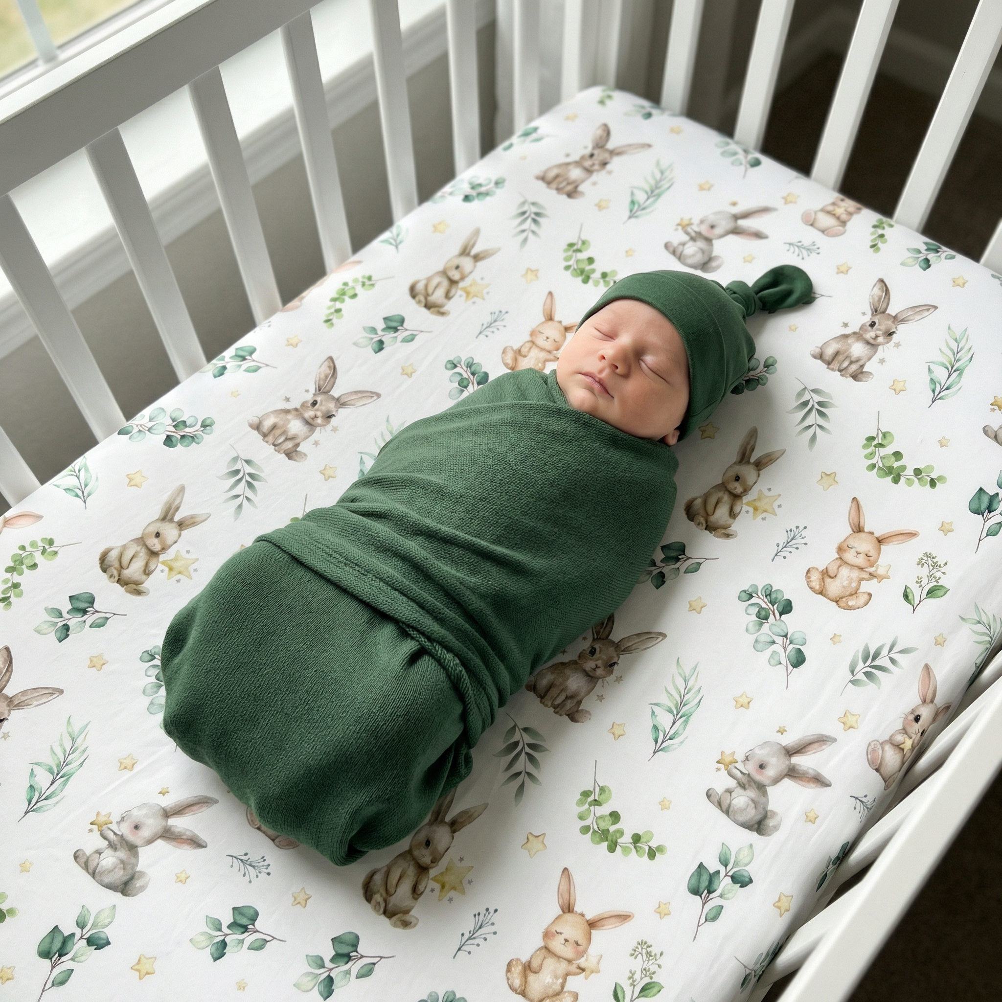 Swaddle Blanket in Evergreen