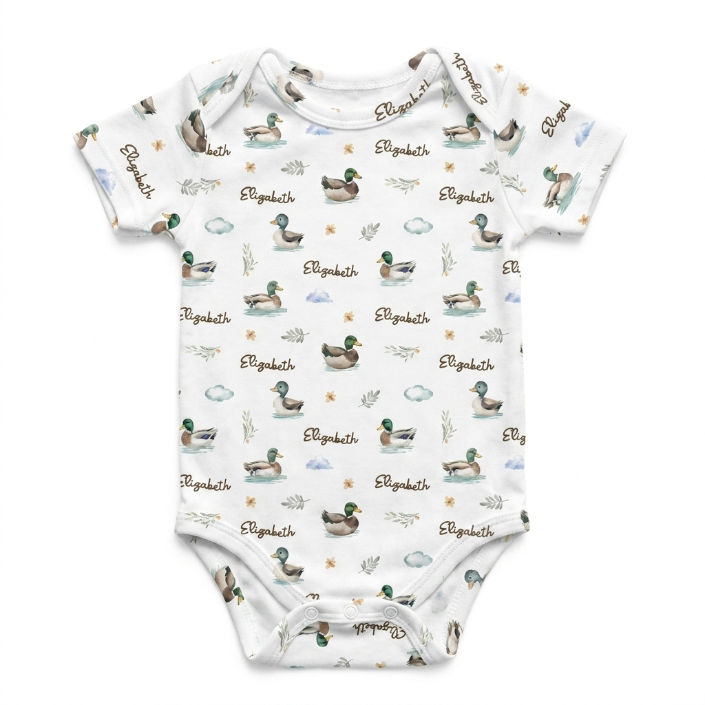 Personalized Bodysuit in Mallard