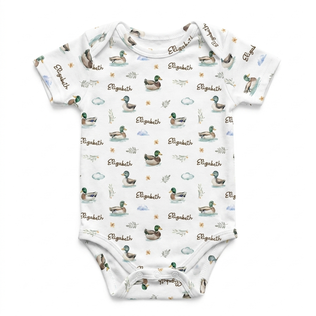 Personalized Bodysuit in Mallard