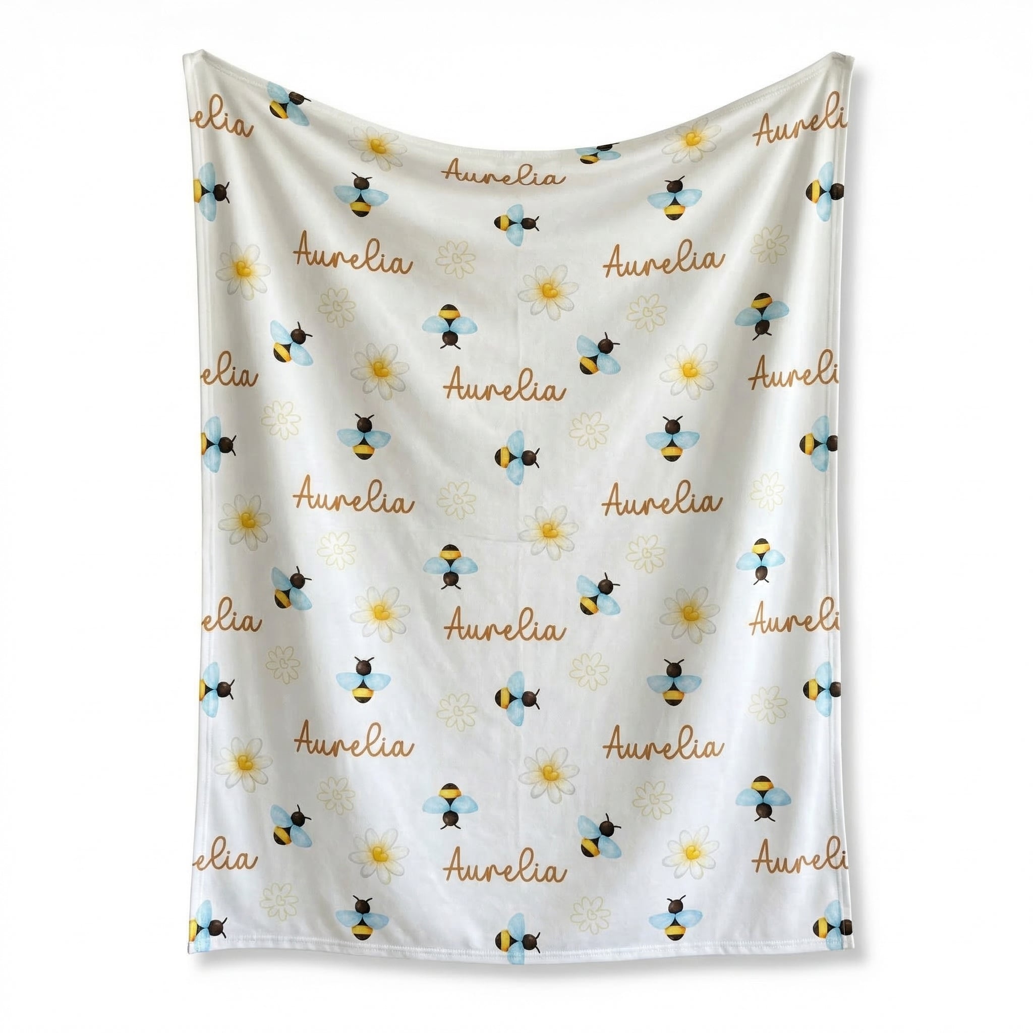 Personalized Swaddle in BeeBee