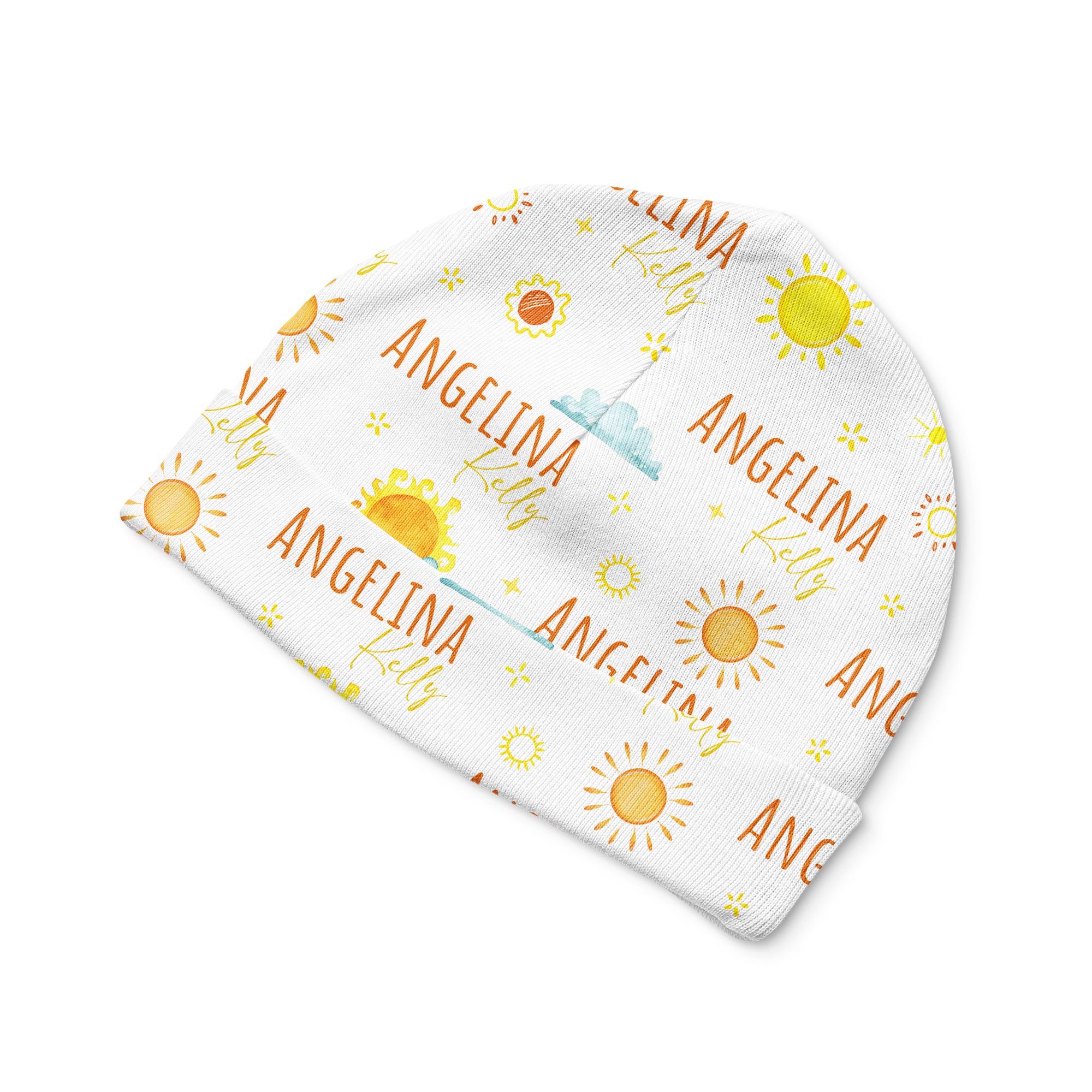 Personalized Beanie in Sunshine
