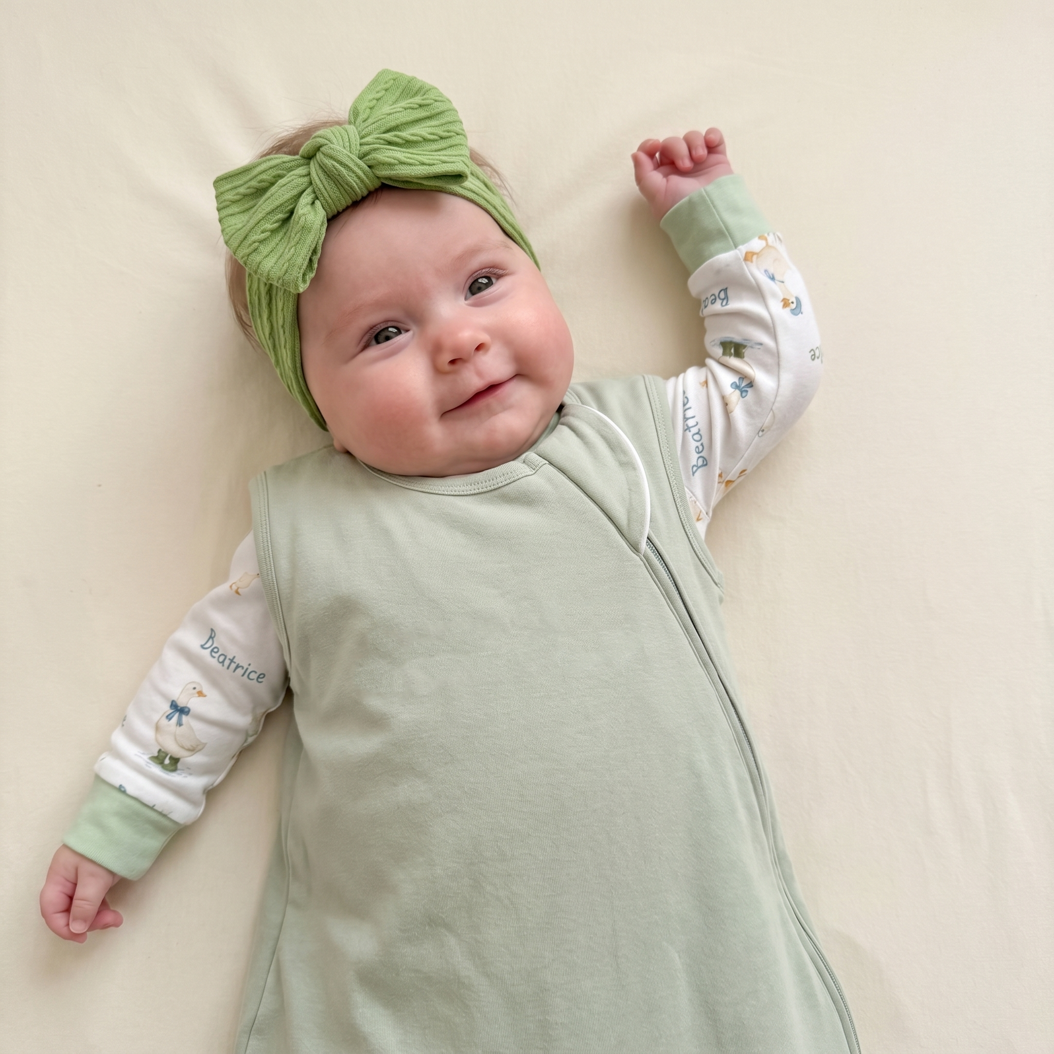 Sleep Bag in Light Green 0.5 TOG