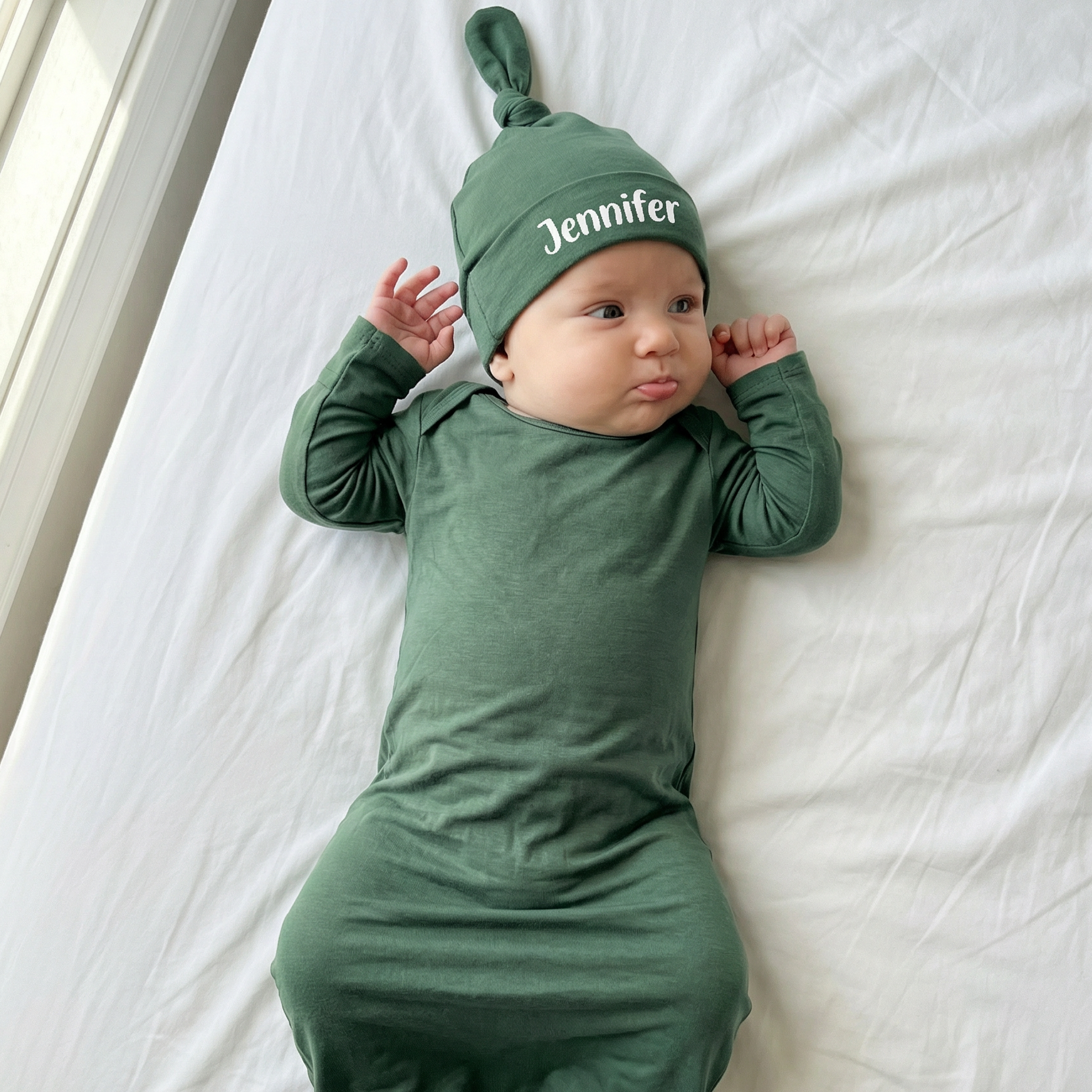 Sleep Gown in Evergreen