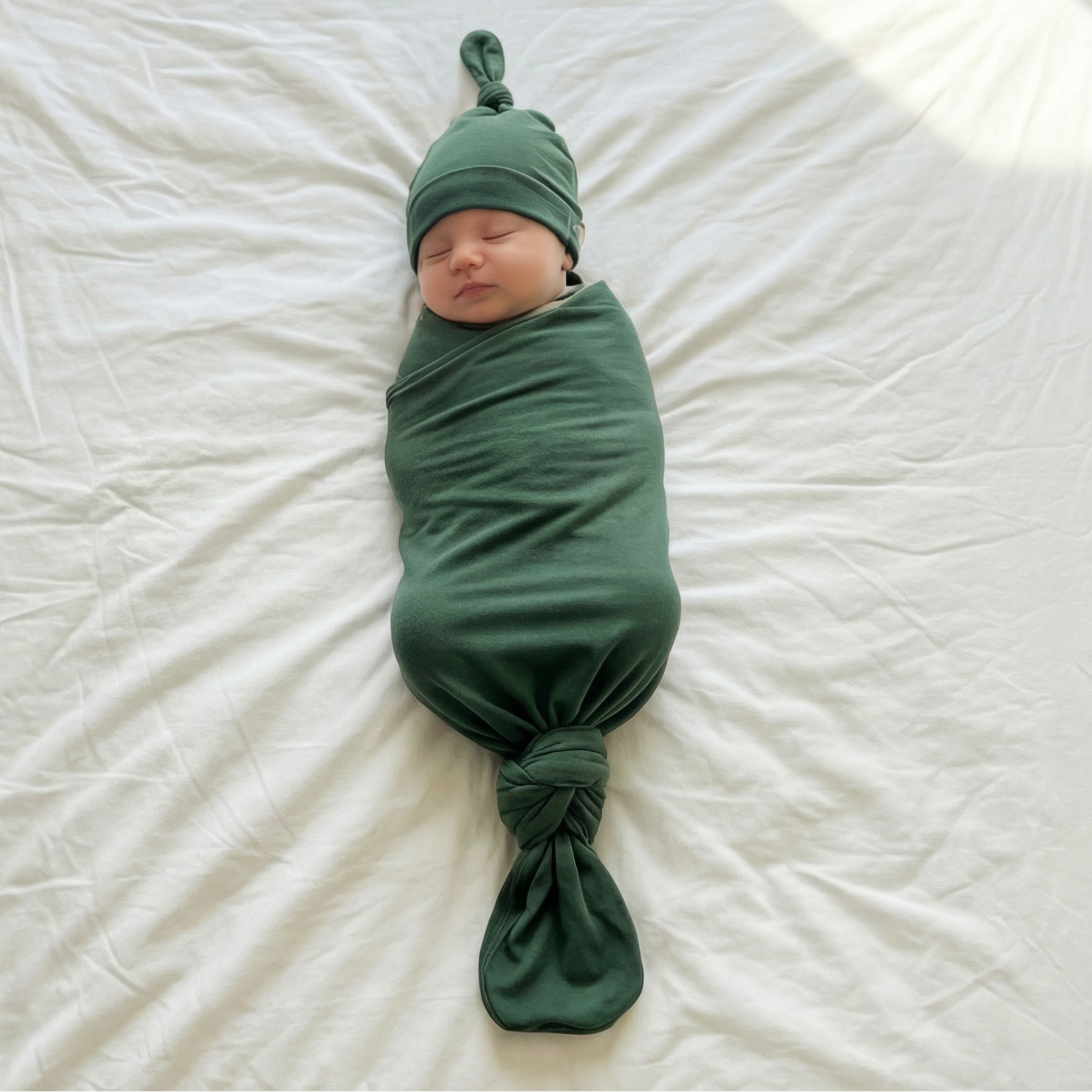 Swaddle Blanket in Evergreen