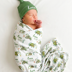 Personalized Swaddle in Sea Turtle