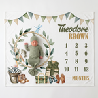 Milestone Blanket in Fishing Buddy