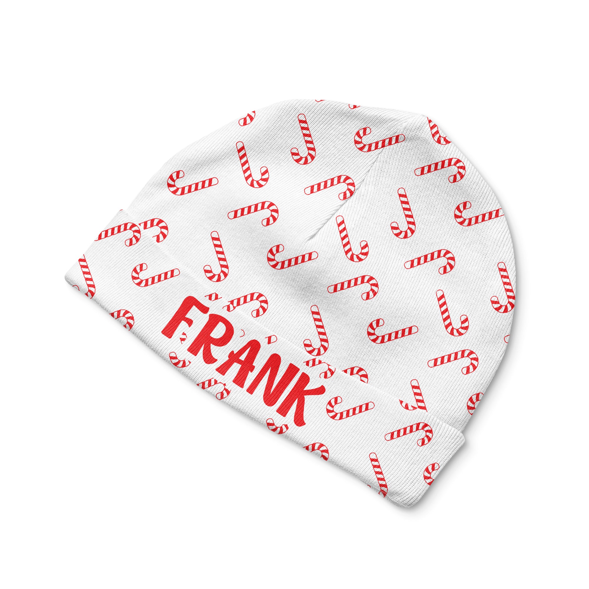 Personalized Beanie in Candy Cane