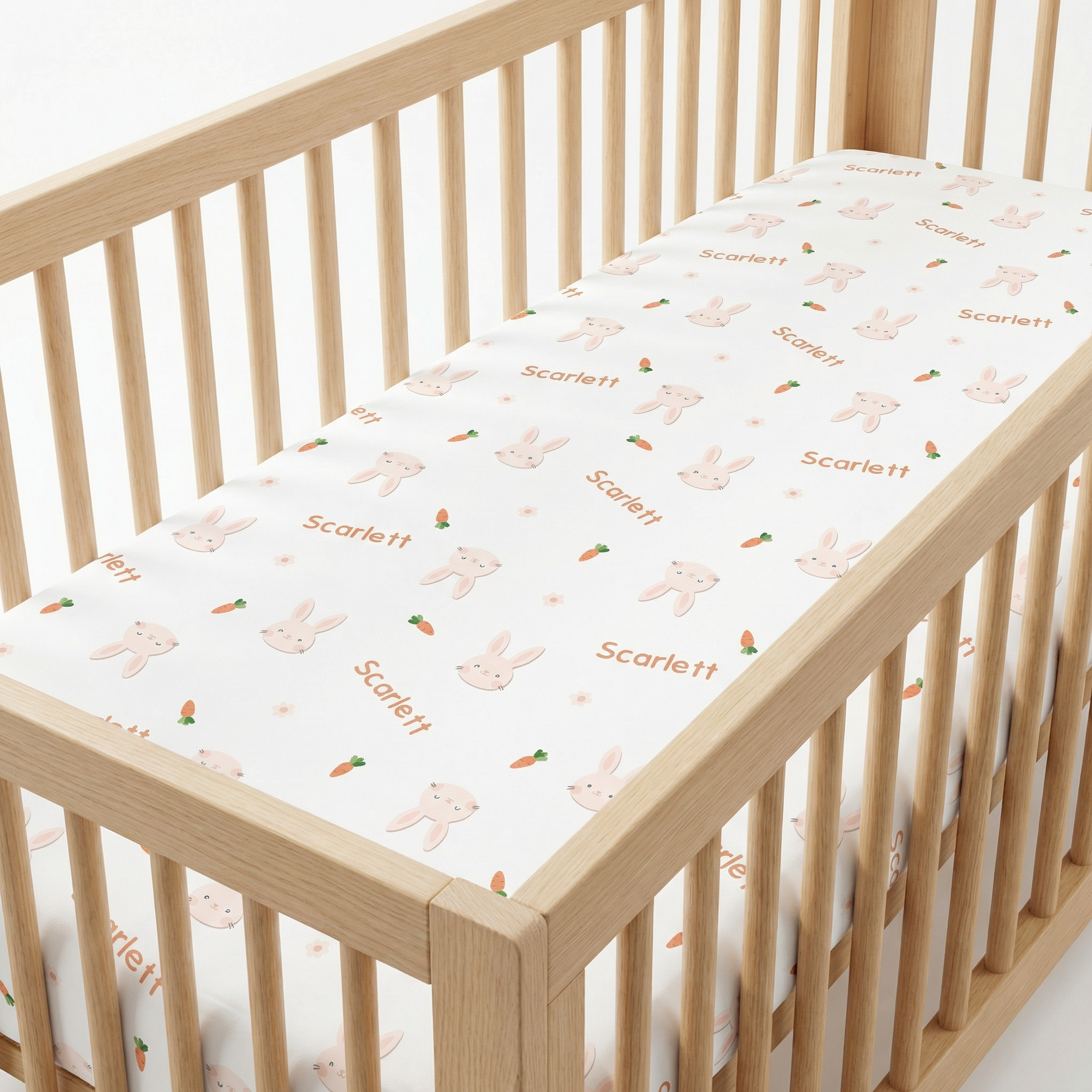 Personalized Crib Sheet in Tiny