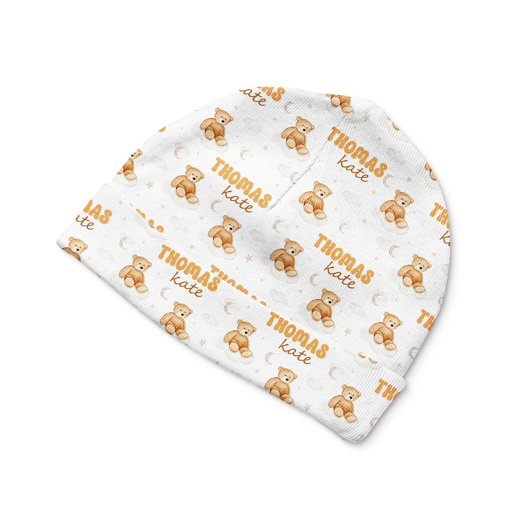 Personalized Beanie in Teddy Bear